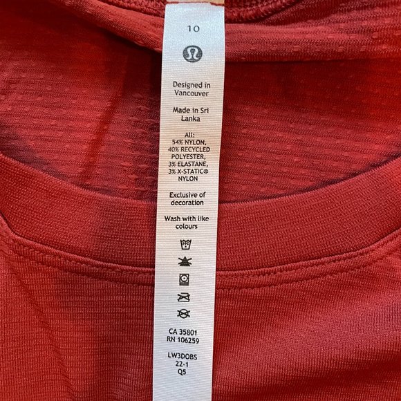 BNWT Lululemon Swiftly Tech LS 2.0 *Race - Picture 4 of 5